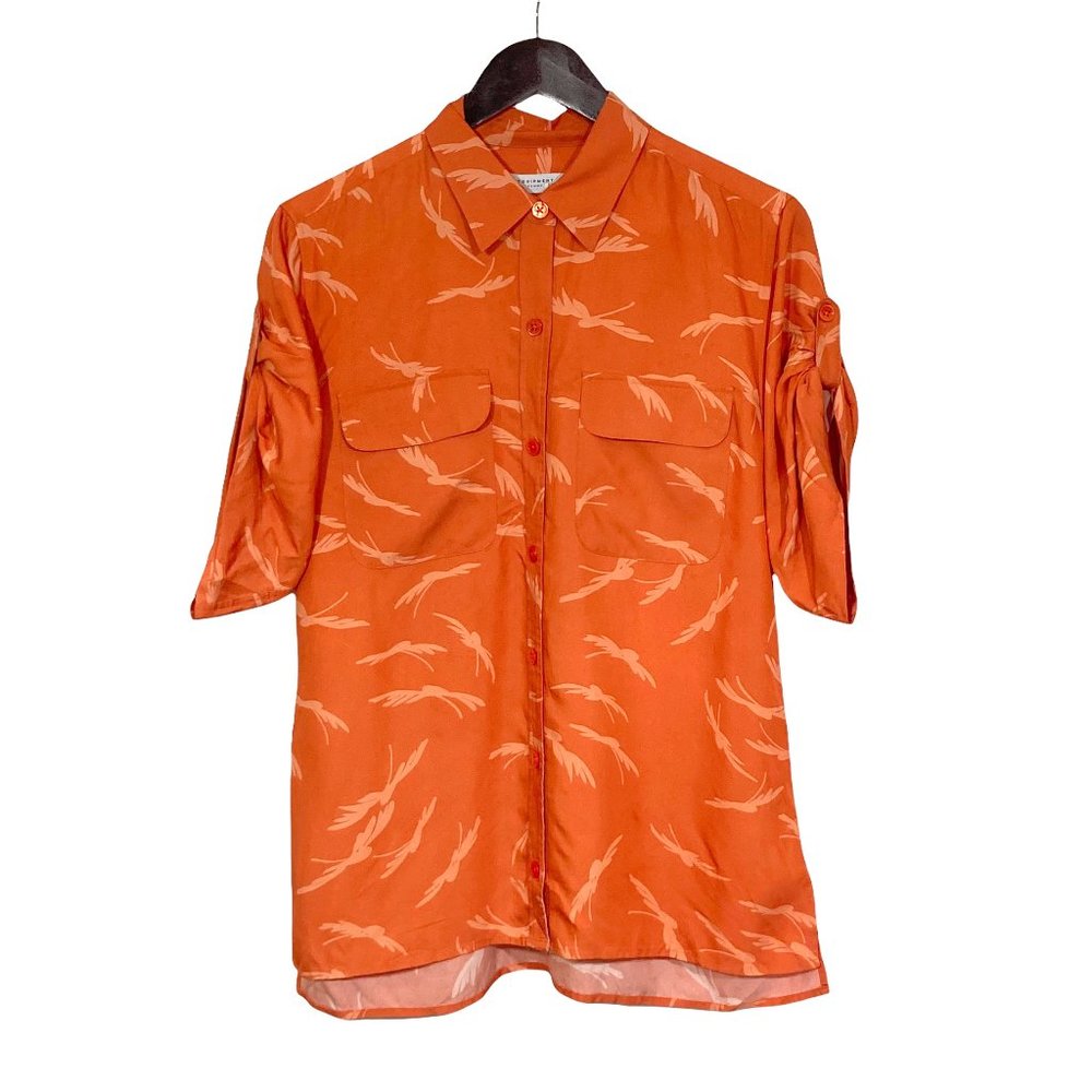 Equipment Femme Marilou Print SS Button Up Pocket